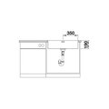 Кухонная мойка Blanco Andano 700-IF, отводная арматура, полированная сталь 522969