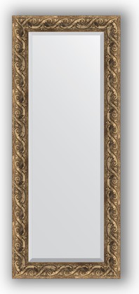 Зеркало Evoform Exclusive 560x1360 с фацетом, в багетной раме 84мм, фреска BY 1259