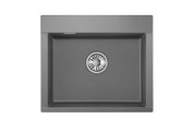 Кухонная мойка Granula Estetica ES-5804, 580x500, кварц, Графит 5804, ГРАФИТ