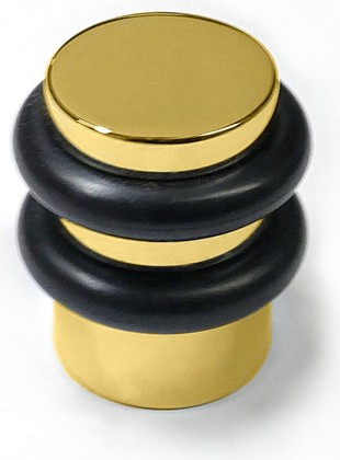 Дверной стопор Colombo Цилиндр напольный, золото CD 412 oroplus