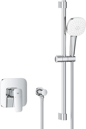 Душевая система Grohe Cubeo, смеситель встроенный, душевой гарнитур Tempesta Cube 110, хром 1053350000