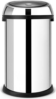 Мусорный бак Brabantia Touch Bin, 50л, полированная сталь 243745