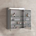 Зеркальный шкаф Keuco Royal E-One, 600x700x141мм, 2 дверцы, с подсветкой, настенный 44301 171301