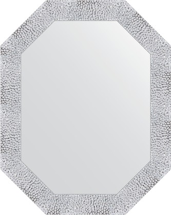 Зеркало Evoform Polygon 570x720 в багетной раме 70мм, чеканка белая BY 7278
