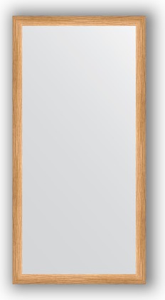 Зеркало Evoform Definite 500x1000 в багетной раме 37мм, клён BY 0698