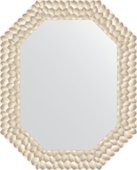 Зеркало Evoform Polygon 610x760 в багетной раме 89мм, перламутровые дюны BY 7302