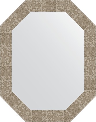 Зеркало Evoform Polygon 570x720 в багетной раме 70мм, соты титан BY 7102