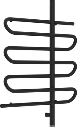 Полотенцесушитель электрический Сунержа Эпатаж 3.0, 800х600, МЭМ правый, матовый чёрный 31-5851-8060