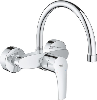 Смеситель для кухонной мойки Grohe Eurosmart настенный, хром 32482003