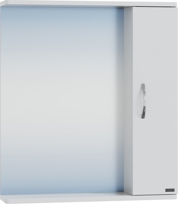 Зеркальный шкаф Санта Прима 600x750x155, белый 101112