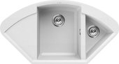 Кухонная мойка с крылом, гранит, белый Omoikiri Sakaime 105C-WH 4993137