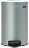 Бак для мусора Brabantia Newicon 12л, с педалью, мятный металлик 113765