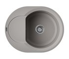 Кухонная мойка Omoikiri Sakaime 60E-GR с крылом, Tetogranit, leningrad grey 4993544