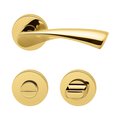 Ручка дверная Colombo Flessa, d50, цирконий золото CB51RSB zirconium gold HPS
