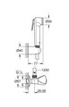 Гигиенический душ Grohe Tempesta-F Trigger Spray 30, шланг 125см, с вентилем, хром 27514001