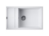 Кухонная мойка Omoikiri Sumi 78-LB-WH, с крылом, оборачиваемая, Tetogranit, белый 4993722