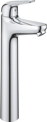 Смеситель для раковины Grohe Euroeco, размер XL, гладкий корпус, для раковины-чаши, хром 24273001