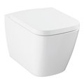 Подвесной унитаз Grohe BauEdge Ceramic безободковый, быстросъёмное сиденье с микролифтом, альпин-белый 106740SH00