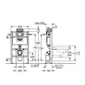 Инсталляция для унитаза Grohe Rapid SL 82см, для свободно стоящего монтажа 38587000