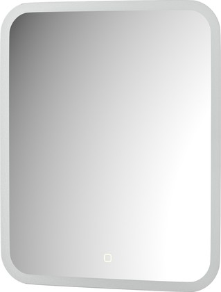 Зеркало с матированием и LED-подсветкой Defesto, 19W, 50x60см, сенсорный выключатель, тёплый белый свет DF 3813S
