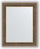 Зеркало Evoform Definite 830x1030 в багетной раме 101мм, вензель серебряный BY 3288