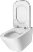 Подвесной унитаз с горизонтальным выпуском, безободковой, белый Roca THE GAP 34647L000