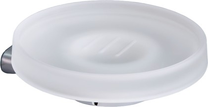 Мыльница Colombo Mini, подвесная, матовое стекло, хром B4001.CR-VAN