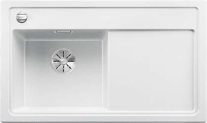 Кухонная мойка Blanco Zenar 45S, чаша слева, клапан-автомат, белый 523810