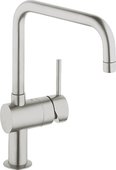Смеситель однорычажный для кухонной мойки, суперсталь Grohe MINTA 32488DC0