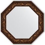 Зеркало Evoform Octagon 788x788 в багетной раме 99мм, византия бронза BY 3837