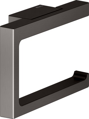 Держатель туалетной бумаги Keuco Edition 11, открытая форма, титан чёрный шлифованный 11162 350000