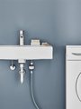Угловой вентиль Grohe, 1/2x3/8" универсальный, для подключения смесителей, резьба с насечками, Антрацит - Hard Graphite 22037A00