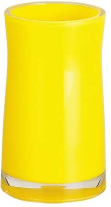 Стакан для зубных щёток Spirella Sydney Acrylic, жёлтый 1011349