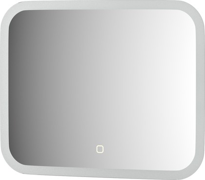Зеркало с матированием и LED-подсветкой Defesto, 15W, 50x40см, сенсорный выключатель, тёплый белый свет DF 3811SH