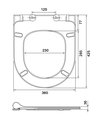 Крышка-сиденье для унитаза Aquatek Мия AQ2004, AQ2004T, с микролифтом, белый AQ0204-00