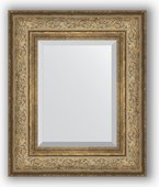 Зеркало Evoform Exclusive 500x600 с фацетом, в багетной раме 109мм, виньетка античная бронза BY 3373