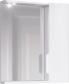 Зеркальный шкаф Jorno Moduo Slim, 50см, белый Mod.03.50/W