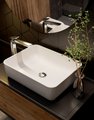 Смеситель для раковины AQUAme Como, высокий, хром AQM6514CR