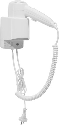 Фен для волос Mediclinics, с выключателем, ABS-пластик, белый SC0020