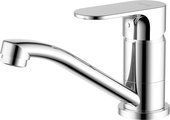 Смеситель для раковины Aquatek Альфа 70, без донного клапана, хром AQ1907CR