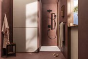 Шланговое подсоединение Hansgrohe FixFit Fine E, с клапаном обратного тока, матовый чёрный 28883670