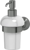 Дозатор для жидкого мыла 3SC Stilmar настенный, фарфор, серебро STI 405