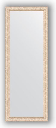 Зеркало Evoform Definite 540x1440 в багетной раме 57мм, беленый дуб BY 1071