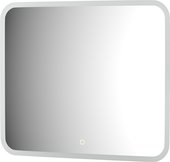 Зеркало с матированием и LED-подсветкой Defesto, 23W, 70x60см, сенсорный выключатель, тёплый белый свет DF 3816SH