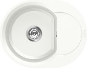 Кухонная мойка оборачиваемая с крылом, гранит, белый Omoikiri Sakaime 60E-WH 4993136