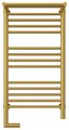 Полотенцесушитель электрический Сунержа Богема 2.0, с полкой, 800x400, МЭМ слева, золото 03-5206-8040