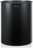 Корзина для бумаг 15л чёрная Brabantia 181443