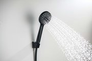 Душевой набор Aquatek Бетта 100, 3jet, чёрный матовый AQ2032MB
