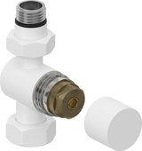 Вентиль Сунержа прямой под шестигранник G1/2"НРxG3/4"НГ, матовый белый 30-1405-1234