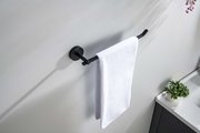 Полотенцедержатель Aquatek Бетта 301, чёрный матовый AQ4619MB